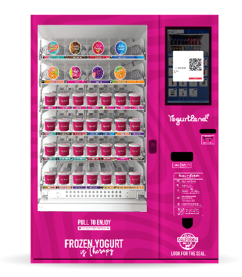 ตู้เวนดิ้ง ตู้ขายไอติม ตู้กดสินค้า ตู้จำหน่ายสินค้าอัตโนมัติ ตู้ Yogurt Land ตู้โยเกิร์ตแลนด์